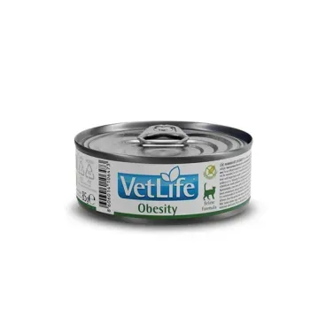 Racao Umida Vet Life Obesity para Gatos Adultos 1
